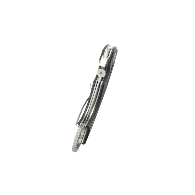 Kubey Jaw Folding Knife Black G10 Handle 14C28N Plain Edge Sandblast Finish KU439A Kubey Jaw Folding Knife Black G10 Handle 14C28N Plain Edge Sandblast Finish KU439A