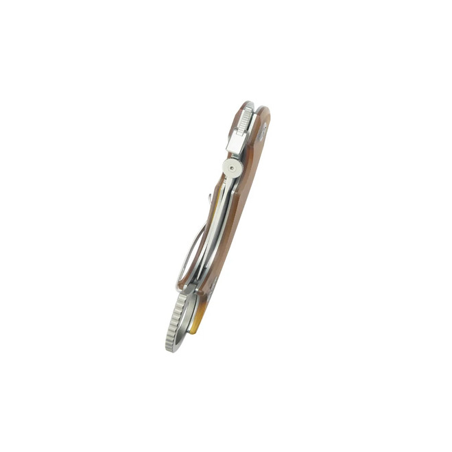 Kubey Jaw Folding Knife Ultem Handle 14C28N Plain Edge Sandblast Finish KU439C Kubey Jaw Folding Knife Ultem Handle 14C28N Plain Edge Sandblast Finish KU439C