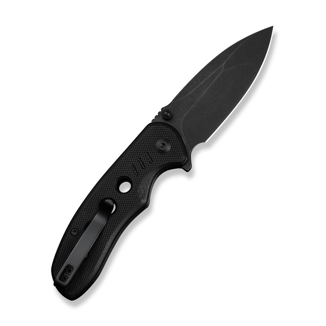 Civivi Triptych Folding Knife Black G10 Handle 14C28N Plain Edge