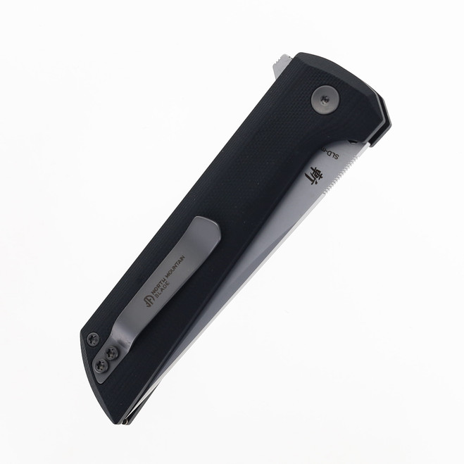 Northern Mountain Blades CHOP 2 Folding Knife Black G10 Handle SLD