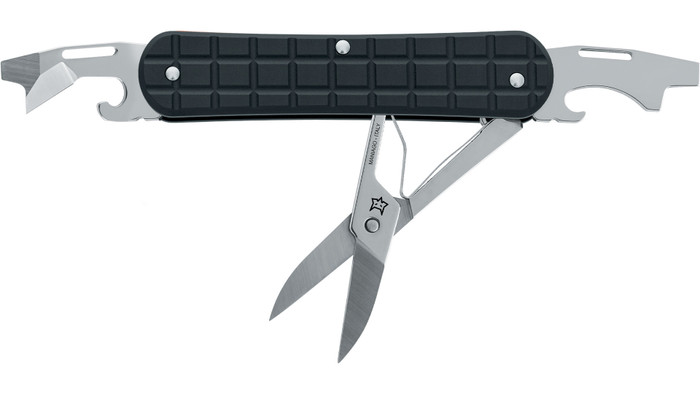 Fox Knives Vulpis MultiTool Black Grenade Anodized Aluminium FXVPGPW130-F3-BK