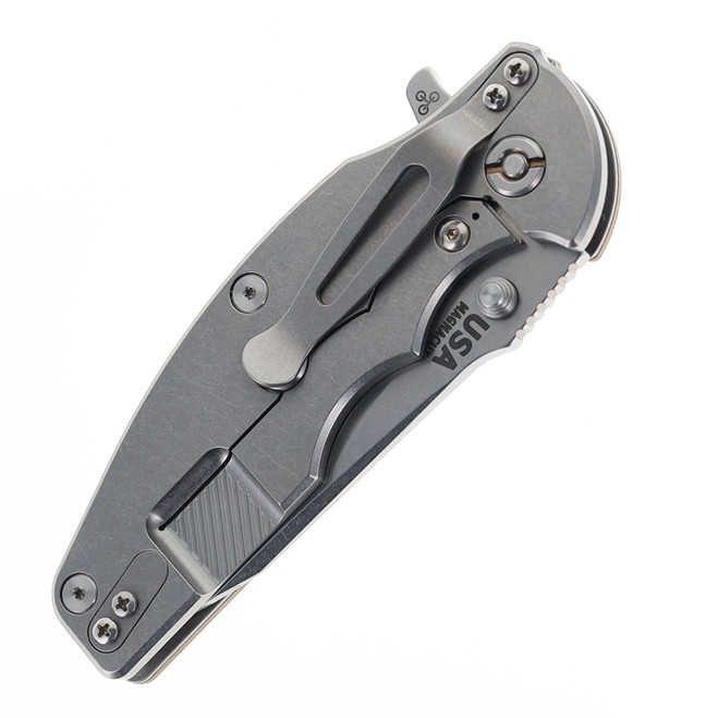 Hinderer Folding Knife Battle Blue G10 Handle S45VN Plain Edge HK