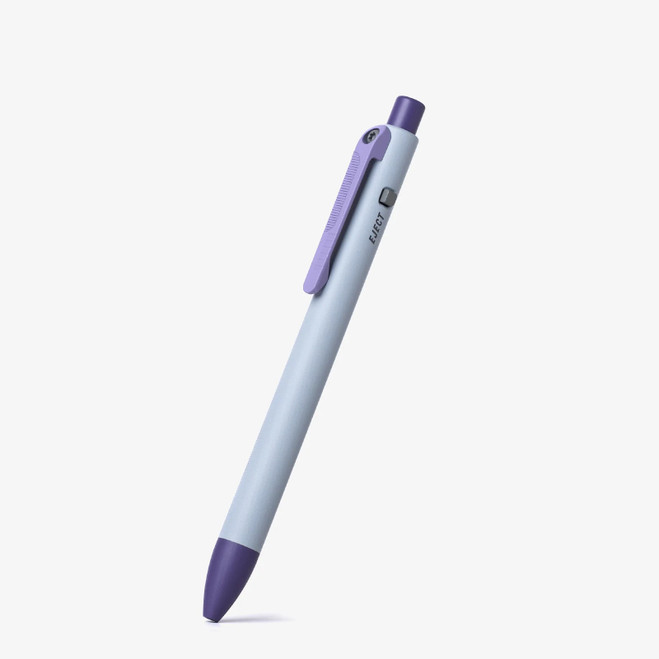 Tactile Turn 16-Bit Seasonal Release Short Side Click Pen Purple/Grey Titanium Body 10-SC2-SEA-SIX