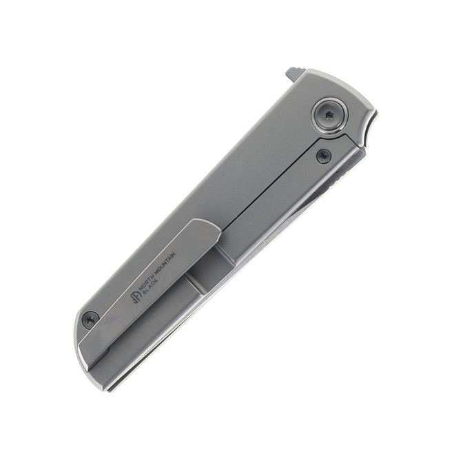 North Mountain Blades LEE Kickstop Folding Knife Hole Titanium