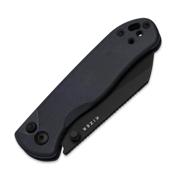 Kizer Drop Bear 2 Folding Knife Blue Canyon Richlite Handle Nitro