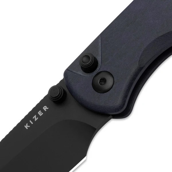 Kizer Drop Bear 2 Folding Knife Blue Canyon Richlite Handle Nitro