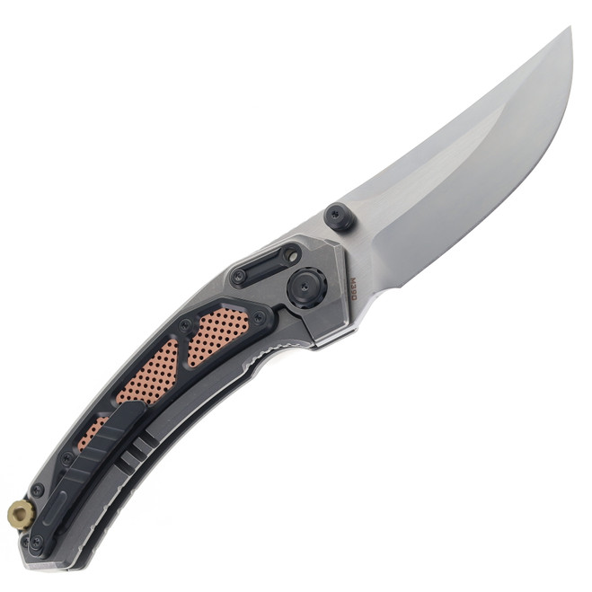 Maxace Blacklight 01 Folding Knife Titanium/Brass/Copper Handle