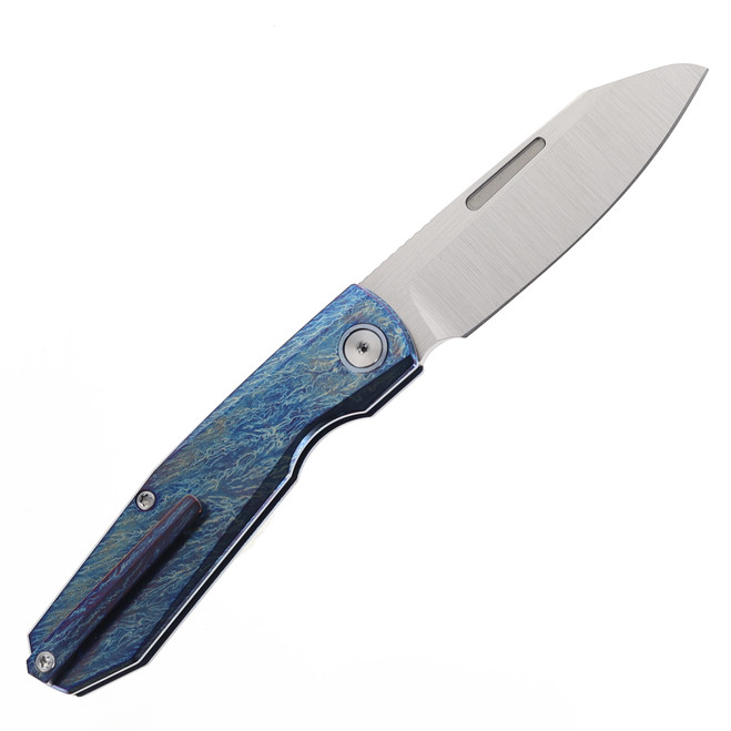 Remette RT-Squirrel Folding Knife Lightning Strike Titanium