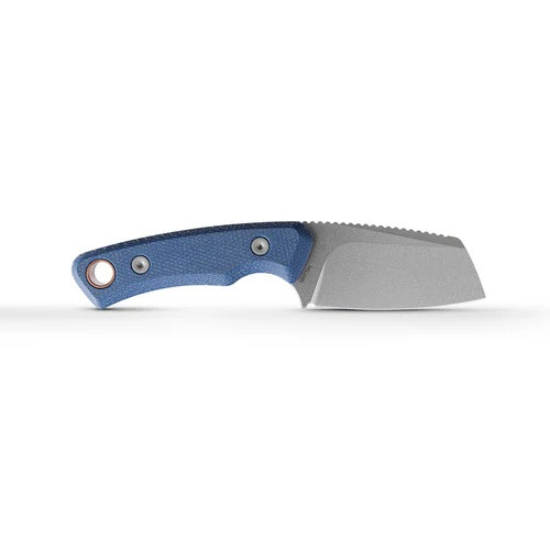 Vosteed Marmoset Fixed Blade Knife Blue Micarta Handle 14C28N