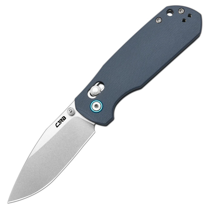 i CJRB Maximal Folding Knife Blue G10 Handle AR-SFII Drop Point
