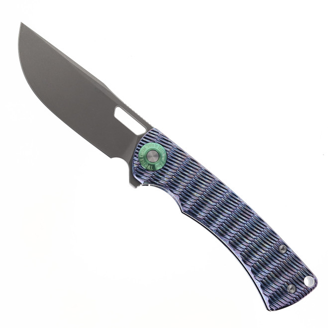 TwoSun Folding Knfe Blue Color Titanium Handle YJ01-V1 Plain Edge TS444-YJ01-Blue TwoSun Folding Knfe Blue Color Titanium Handle YJ01-V1 Plain Edge TS444-YJ01-Blue
