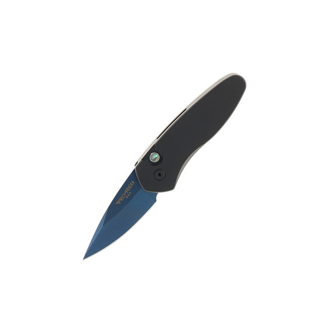 Protech Sprint Auto Knife Black Aluminum Handle S35VN Plain Saphire Blue Finish 2907-SB Protech Sprint Auto Knife Black Aluminum Handle S35VN Plain Saphire Blue Finish 2907-SB