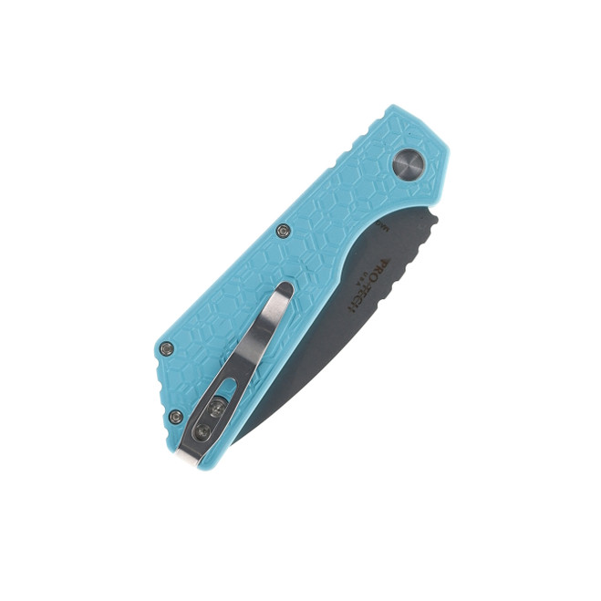 Protech Gridlock Auto Knife Tiffany Blue Aluminum Handle Magnacut