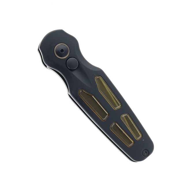 モノクローム Hogue 64236 Ballista-II Auto Kniife Black Aluminum/Ultem Handle