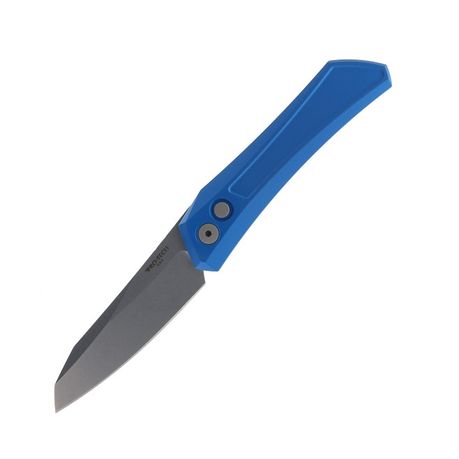 Protech Oligarch Auto Knife Blue Aluminum Handle Magnacut Wharncliffe Plain Edge DS101-Blue Protech Oligarch Auto Knife Blue Aluminum Handle Magnacut Wharncliffe Plain Edge DS101-Blue