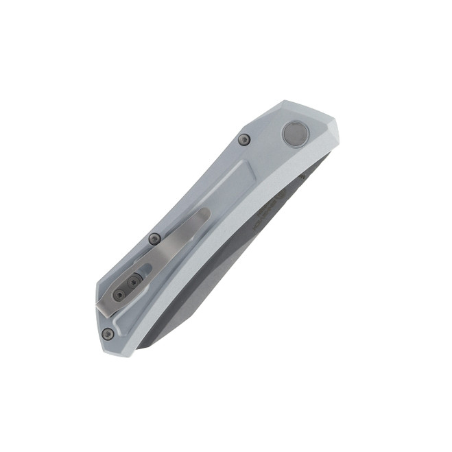 Protech Oligarch Auto Knife Grey Aluminum Handle Magnacut