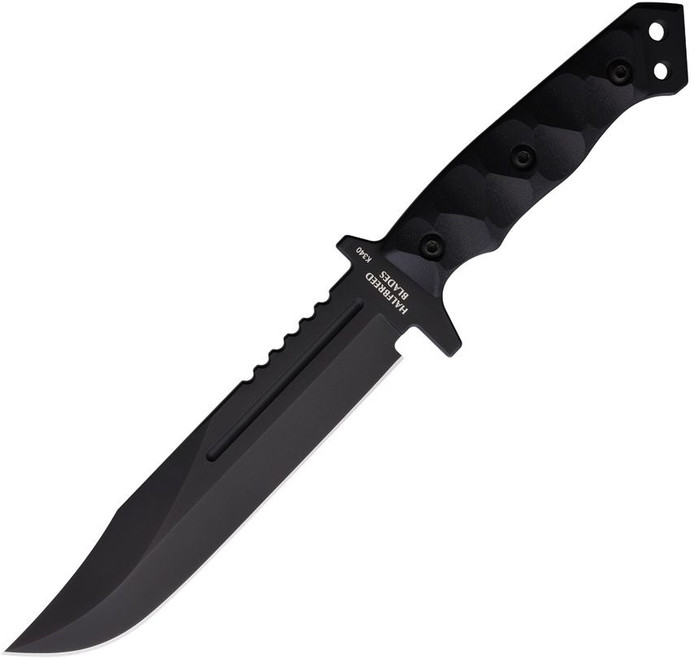 Halfbreed Large Infantry Gen 2 Fixed Blade Knife Black G10 Handle