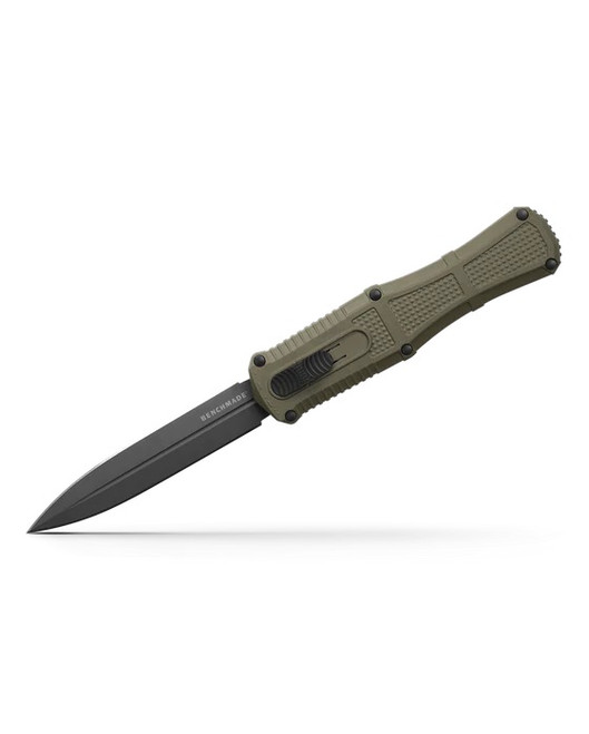 Benchmade Claymore OTF Auto Knife Green Grivory Handle D2 Dagger Plain Edge BM3370GY-1 Benchmade Claymore OTF Auto Knife Green Grivory Handle D2 Dagger Plain Edge BM3370GY-1