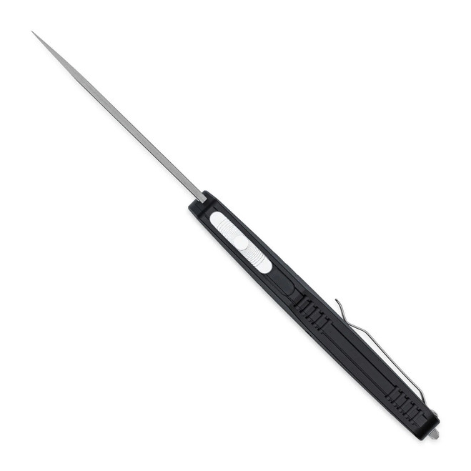 CobraTec Large FS-X Gen II OTF Auto Knife Black Aluminum Handle D2