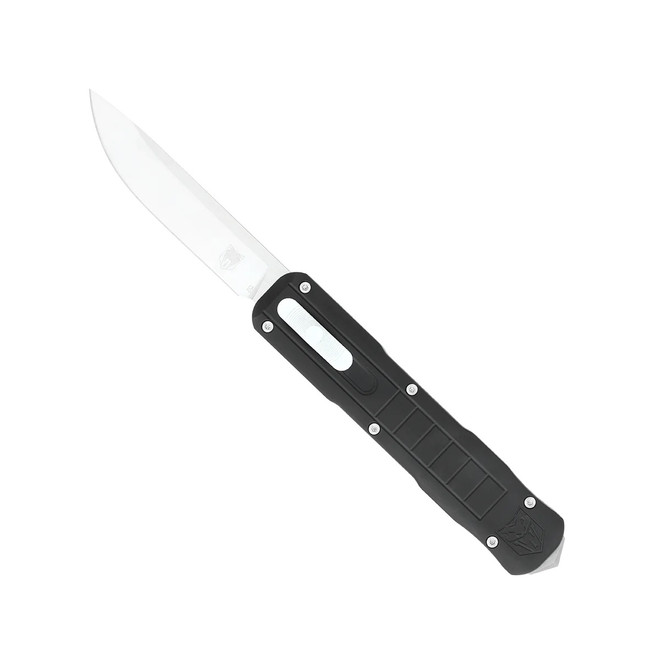 CobraTec Raptor OTF Auto Knife Black Aluminum Handle D2 Plain Edge CTRPTBLKDNS CobraTec Raptor OTF Auto Knife Black Aluminum Handle D2 Plain Edge CTRPTBLKDNS