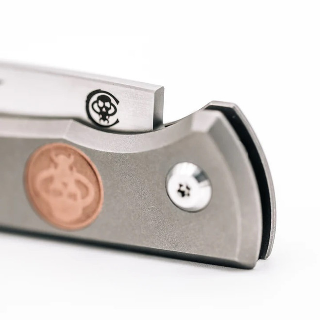 Chaves Redencion Slip Joint Folding Knife Stonewash Titanium