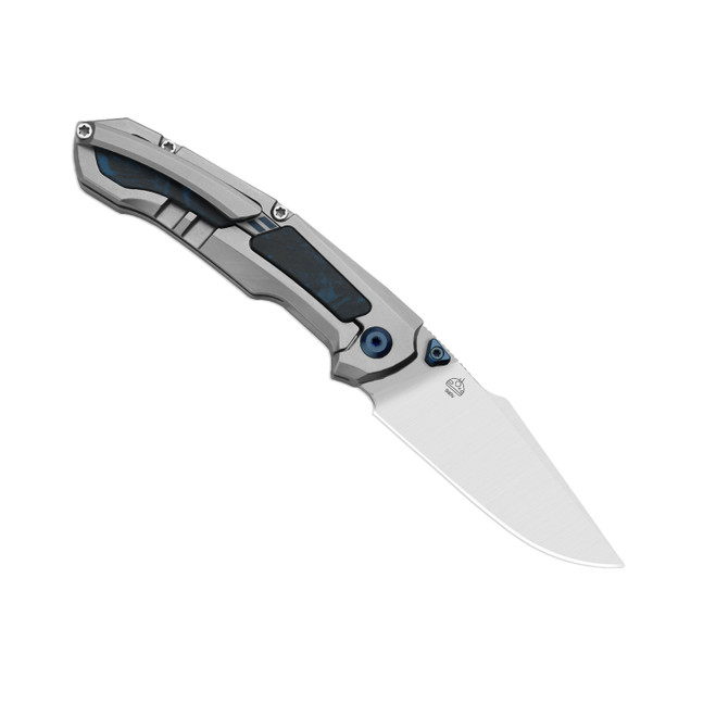 Kizer Feweed Folding Knife Camo Carbon Gold Titanium Handle