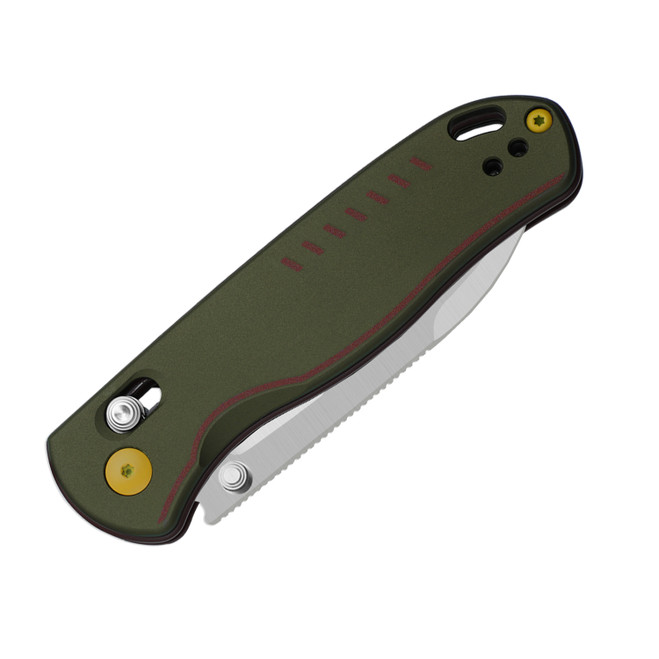 Kizer Drop Bear Folding Knife Gray Aluminum Handle 154CM