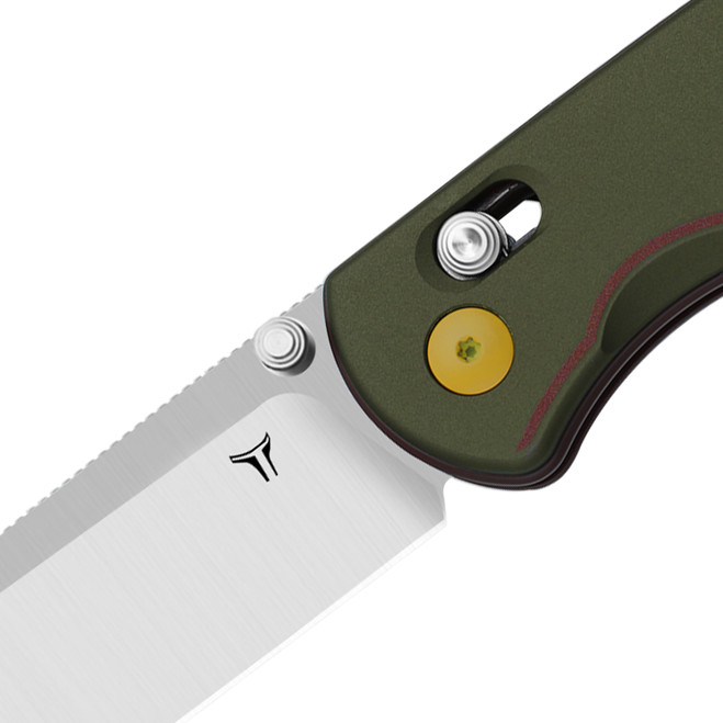 Kizer Drop Bear Folding Knife Gray Aluminum Handle 154CM