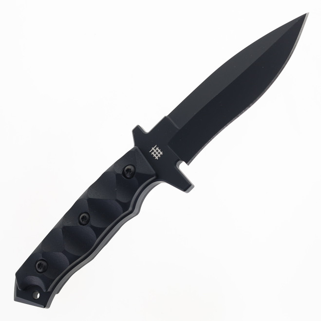 Halfbreed Blades MCK-01 Medium Clearance Fixed Blade Knife Black