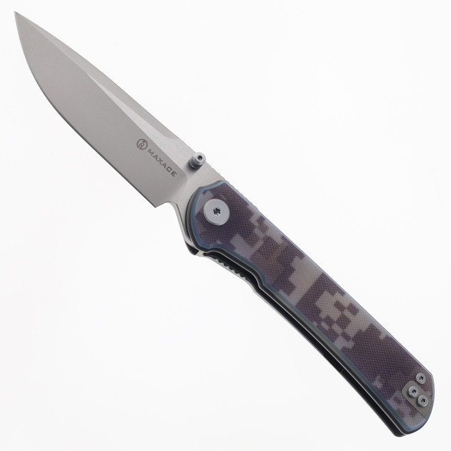 Maxace Peregrine S Folding Knife Camouflage G10 Handle Plain Edge MM30-2-E