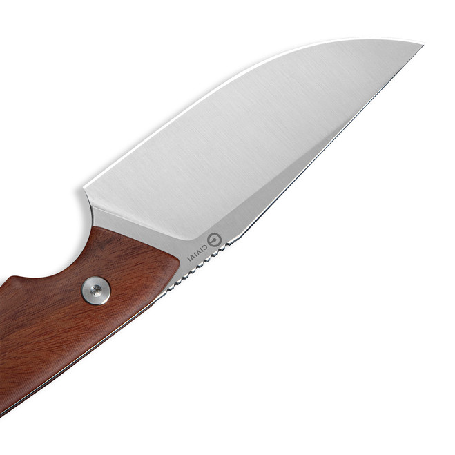 Civivi Gander Fixed Blade Knife Guibourtia Wood Handle 14C28N