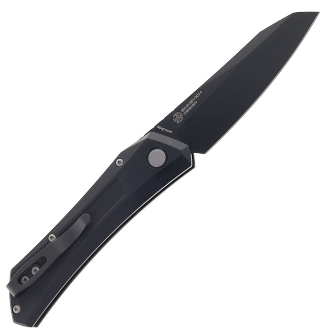 Protech Auto DS103 Oligarch Magnacut DLC Blade Black Aluminum