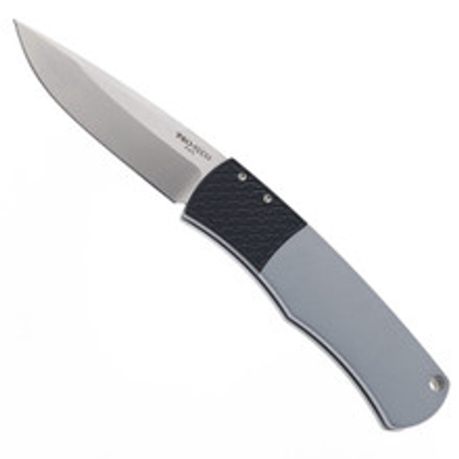 Pro-Tech Magic Auto Knife Grey Aluminum Handle 154CM Drop Point Plain Edge