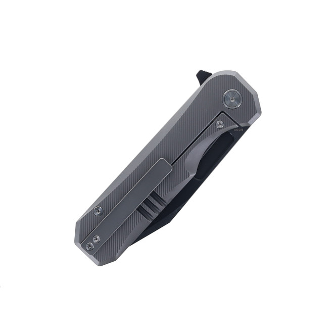 Ameight Knives Preyert II Flipper Folding Knife DLC Satin M390