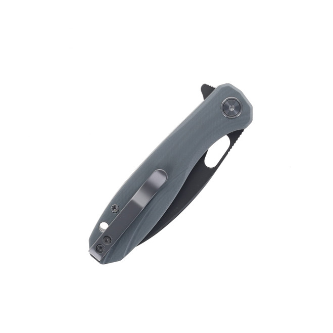 Ameight Knives Eymor Folding Knife Gray G10 Handle 14c28n Dark