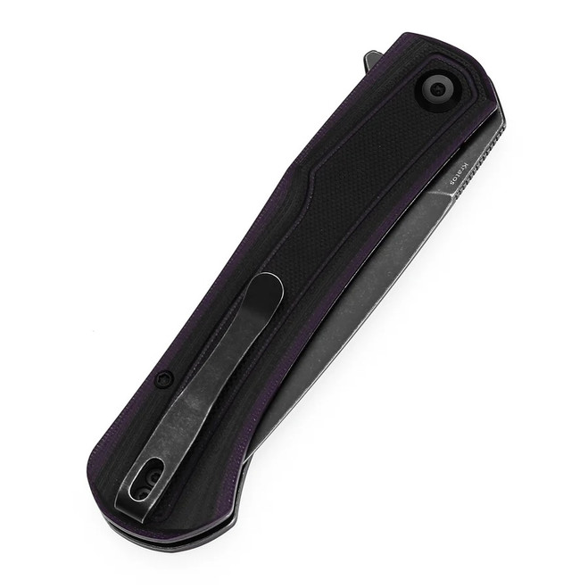 なっつ　ピンク Tenable Kratos Folding Knife Black/Purple G10 Handle Nitro-V Drop