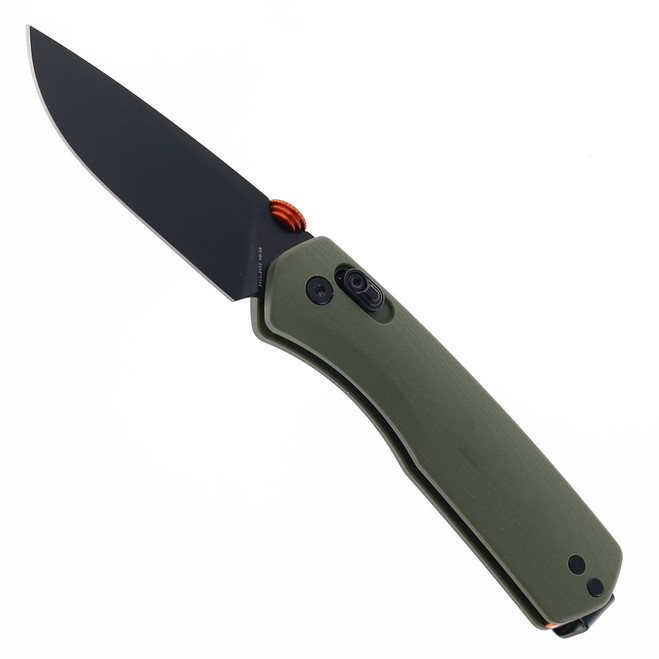 James Brand Knives Carter OD Green G10 Handle Black VG-10 Drop Point Folding Knife KN108194-00