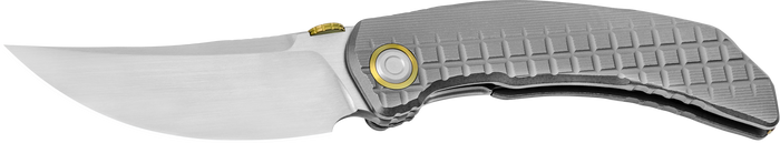 Limited Edition Kizer Premium X-Series SZLACHTA Hand-brushed Titanium Handle Folding Knife M390 Blade ZX-FK02A2