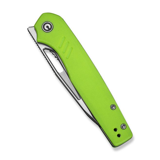 Civivi Guile Folding Knife Fluorescent Green G10 Handle 14C28N