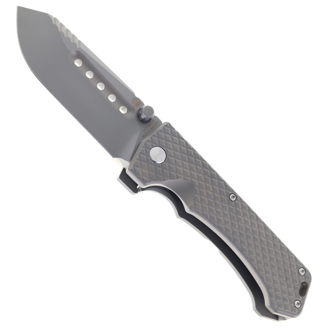 PMP Ultimate Alpha Beast Titanium Handle Beadblast CPM-D2 Steel PMP Ultimate Alpha Beast Titanium Handle Beadblast CPM-D2 Steel