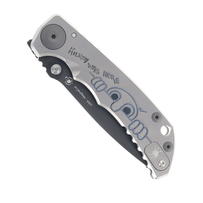 Spartan Harsey Folding Knife Kilroy Titanium Handle Magnacut Spear