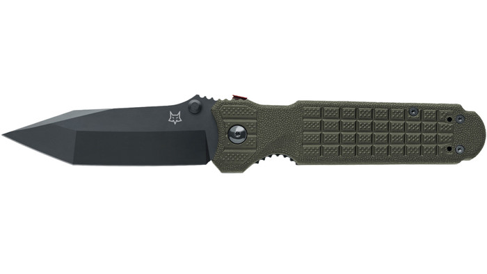 Fox Predator Evolution OD Green FRN Handle Black Niolox Blade Folding Knife FX-449 OD Fox Predator Evolution OD Green FRN Handle Black Niolox Blade Folding Knife FX-449 OD