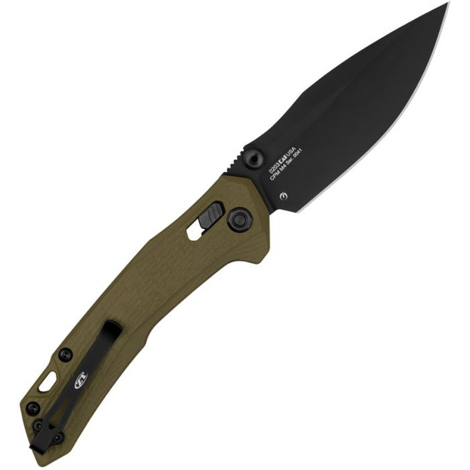 Zero Tolerance Duralock Olive G10 Handle black Cerakote Finish CPM