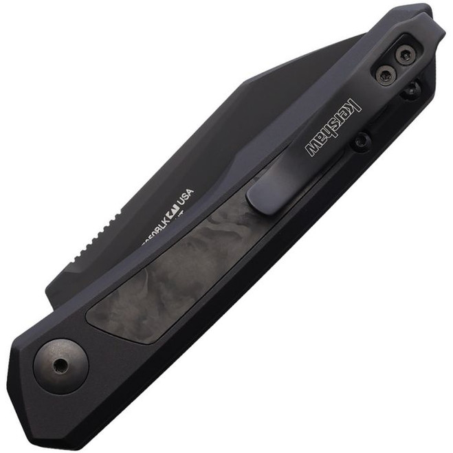 の Kershaw Automatic Launch 20 Button Lock Carbon Fiber Handle DLC