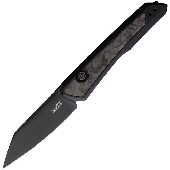 Kershaw Automatic Launch 20 Button Lock Carbon Fiber Handle DLC Coated CPM MagnaCut Blade Folding Knife KS7050BLK
