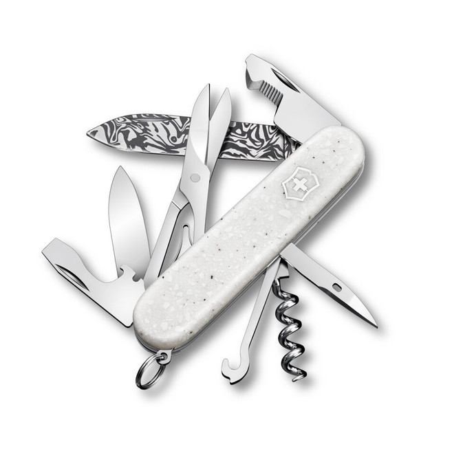 2025 Limited Edition Victorinox Companion Damasteel Blade Folding Knife Multi Tool 1.3901.J25 2025 Limited Edition Victorinox Companion Damasteel Blade Folding Knife Multi Tool 1.3901.J25