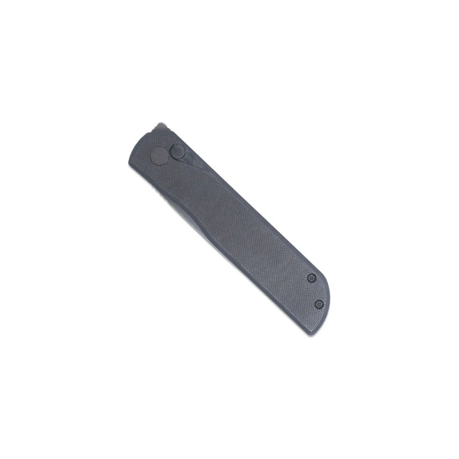CobraTec Prowler Button Lock Black G10 Handle Black Stonewashed