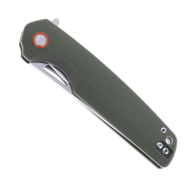 Klaken Knives Drift Folding Knife Green G10 Handle D2 Plain Edge