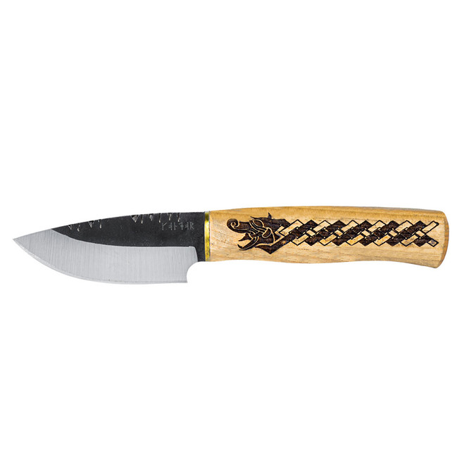 Condor Norse Dragon Fixed Blade Knife Burnt American Hickory
