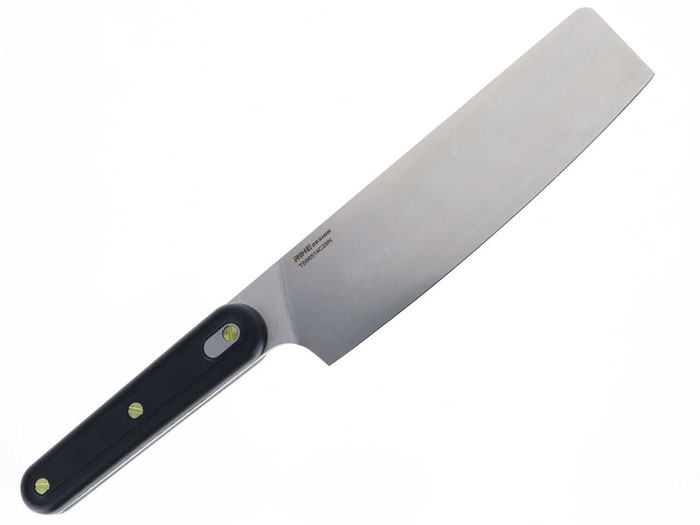 TwoSun Fixed Blade Kitchen Chef Knife Black Nylon Handle 14C28N